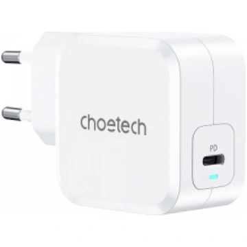 LĀDĒTĀJS CHOETECH GAN USB TYPE-C: 45W, PD, QC, PPS
