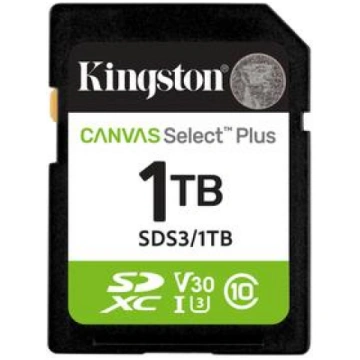 Kingston Technology 1TB SDXC Canvas Select Plus Ge