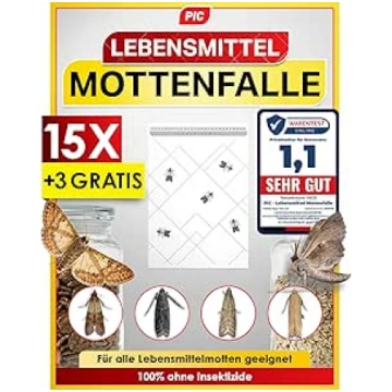 PIC Food Moth Trap - 18 x Pheromone Traps Moths wi