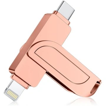 USB zibatmiņas karte iPhone 128 GB, reālas ietilpī