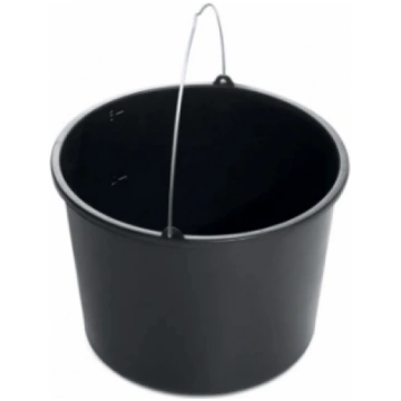 Spainis celtnieka 20L plastmasas melns 43344