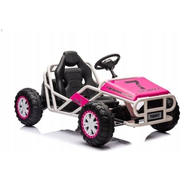 Lean Cars Auto Na Akumulator Buggy A8812 Róowe 24V