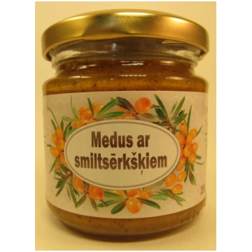 Medus ar smiltsēkšķiem 230g LIO Dravnieks
