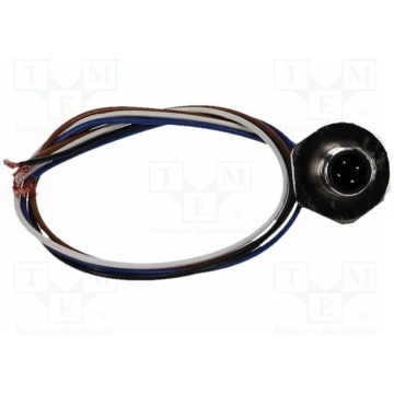 Connector: M12; socket; male; Micro-Change; PIN: 4