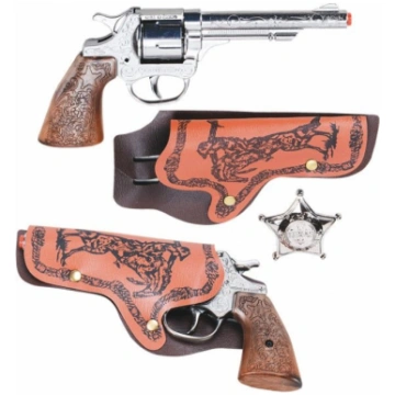 Gohner Cowboy Wild West Set 8-Shots Double Revolve