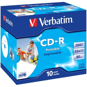 Verbatim CD-R AZO Wide Printable 0.7 GB 52 x Jewel