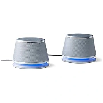 Amazon Basics Pair of Stereo 2.0 Speakers for PC L