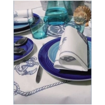 Tovagliolo Tnt Nodo Marinaro Blu Superior cm. 40x4