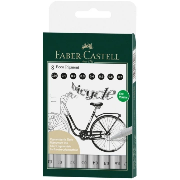 Flomāsteri Faber Castell Ecco Pigment Fineliner, v