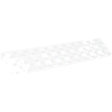 LED lens; rectangular; plexiglass PMMA; transparen