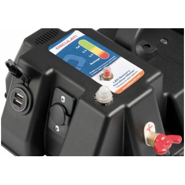 Akumulatora kaste PRO līdz 100Ah 12V USB izeja 2x2