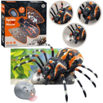 Remote Controlled Spider Tarantula Infrared Black 