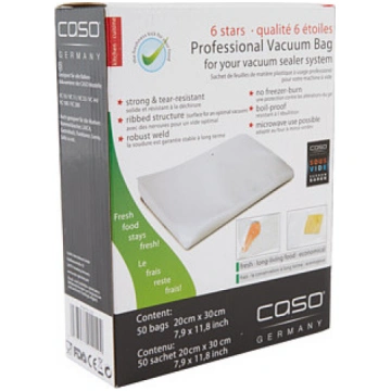 Caso Bags 50 pcs. for Vacuum sealer 20x30cm - BAGS