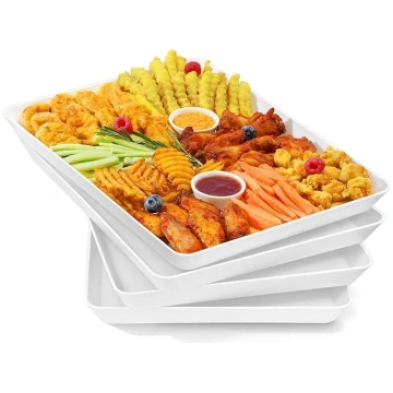 Lifewit plastmasas pasniegšanas paplāte, 41 x 30 c