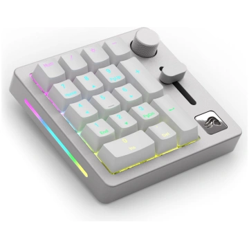 Glorious GMMK Wireless Numpad - Fox Switches grau/