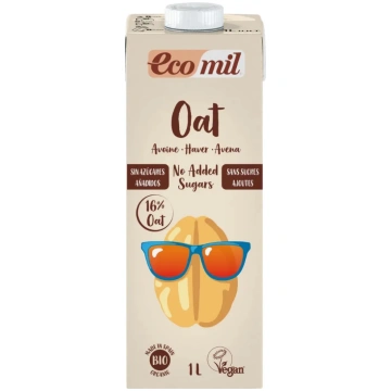 Ecomil BIO auzu dzēriens bez cukura, 1l