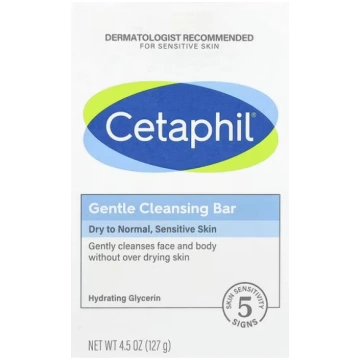Cetaphil, Gentle Cleansing Bar Soap, 4.5 oz (127 g