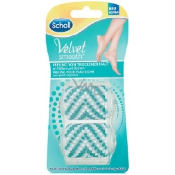 Scholl Velvet pīlinga birstes uzgaļi sausai ādai 2