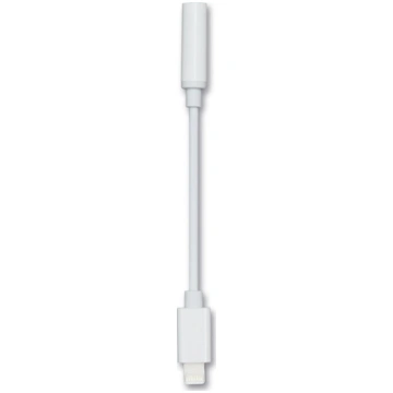 2GO Audio-Adapter Stereo Lightning 20cm weiß 79714
