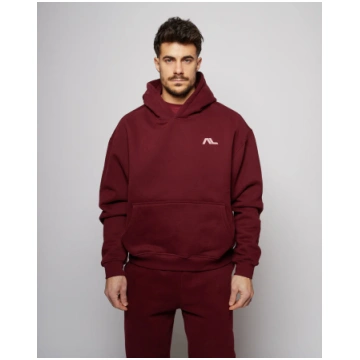 Apes Essentials - UNIT Boxy Hoodie - Red Velvet Ap