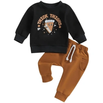 Bērnu zēni meitenes apģērbu komplekts toddler komp