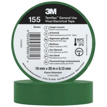 Tape: electrical insulating; W: 19mm; L: 20m; Thk: