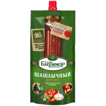 Kečups Baltimore Šašliku 260gr