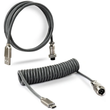 Royal Kludge Coiled Aviator Cable (Black)