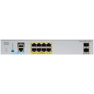Pārvaldāms slēdzis Cisco 2960-CX 8 porti PoE L2/L3