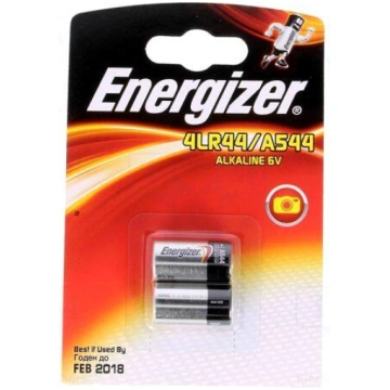 Battery: alkaline | 6V | 4LR44 | Batt.no: 2 | Ø13x