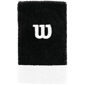 EXTRA WIDE W WRISTBAND Bk/Wh/Wh OSFA WILSON