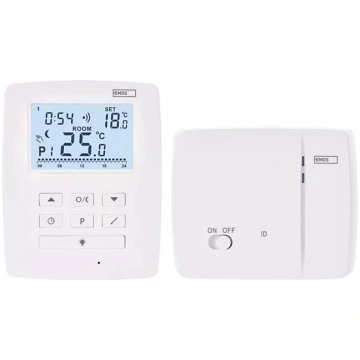 Programmējams termostats 230V+2xAA EMOS