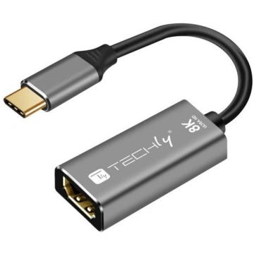 Techly USB-C to HDMI 2.1 adapter, 0.15m IADAP-USBC
