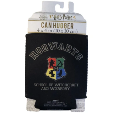 Harry Potter Hogwarts School Crest Can Hugger Silv