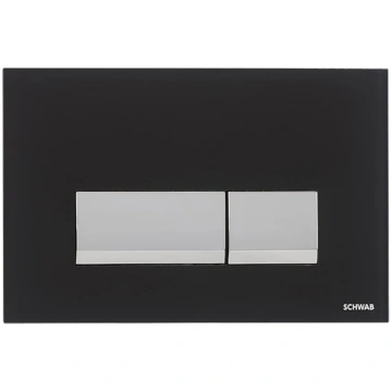 Placca di comando Schwab modello Magnus Vetro per 