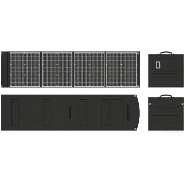 Foldable solar panel 200W with XT60 4in1 port cabl