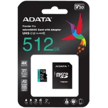 ADATA Premier Pro V30S - flash memory card - 512 G
