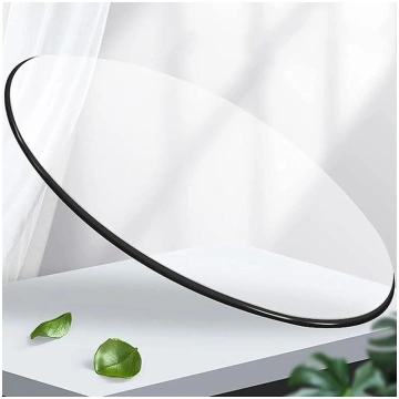 Round Table Top Made of Tempered Glass, Outdoor Gl