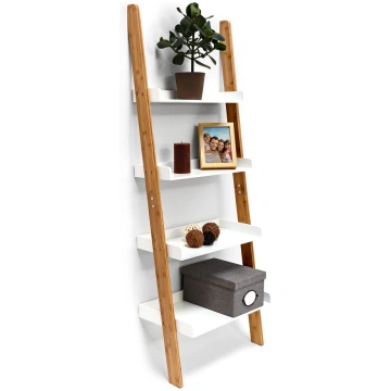 Relaxdays Leiterregal BAMBOO / 10019170 - Kāpņu pl