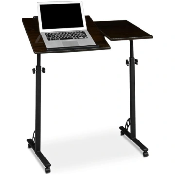 Relaxdays Laptop Large Table, Height Adjustable, H