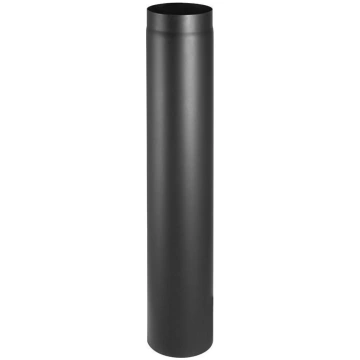 Melno dūmvadu caurule Parkanex D130 mm, 500 mm