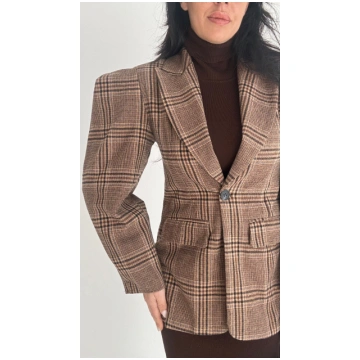 Giacca Tartan Katrine - Marrone / Tg U