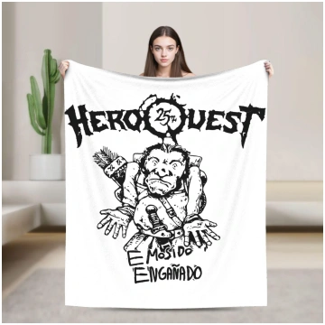 Heroquest Roleplay Game 90s RPG Knitted Blankets F