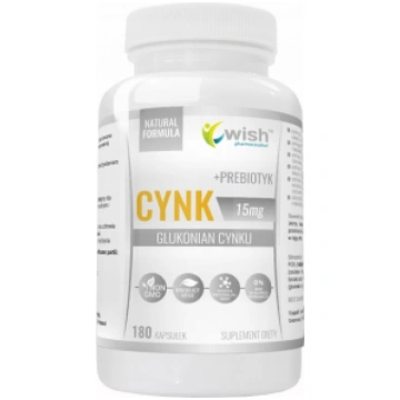 Zinc Gluconate 15 mg + Prebiotic WISH Pharmaceutic