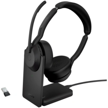 Jabra Evolve2 55, with charging station, headset (
