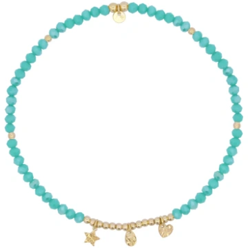 Cavigliera Elastica verde acqua - Anklets Mania Ru