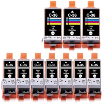 PGI-35 CLI-36 tintes kasetnes CAN PGI 35 CLI 36 PG