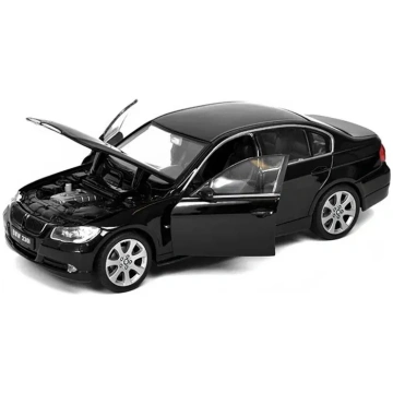 BMW 330i E90 Black auto modelis 1:24 Welly