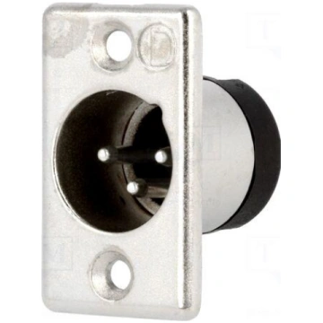 Socket | XLR | male | PIN: 3 | straight | solderin
