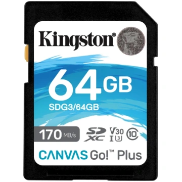 Kingston 64GB SDXC Canvas Go Plus 170R